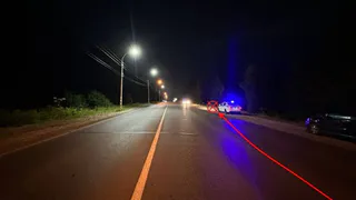 В Коми водитель с небольшим стажем опрокинула машину на трассе