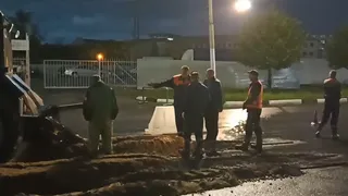 На улице Вокзальной в Рязани вскрыли асфальт после проведения ремонта