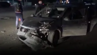 В Рязани пьяный водитель, уходя от погони, устроил несколько ДТП