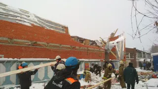 В Брянске рухнуло здание