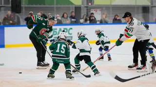 Игроки «Ак Барса» провели урок хоккея и тренировку в Нижнекамске