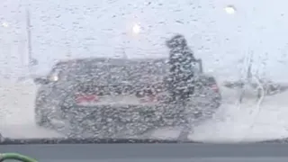 Видимо, занесло: на Северной окружной произошло ДТП