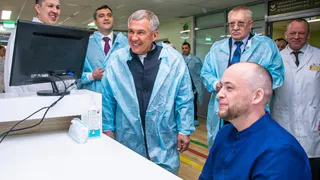 Раис Татарстана посетил нижнекамскую больницу