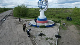 Символ Арктики "Полярный круг" в Коми обрел защиту от мусора