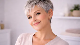 Стилист сделал эту стрижку — лицо теперь выглядит намного моложе: эффект почти как после лифтинга