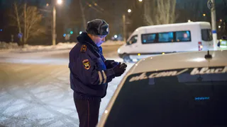 На Михайловской развязке сотрудник ГИБДД час не отпускал отца с больным ребенком