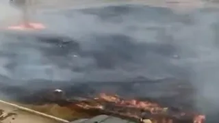 В Нижнекамске разыскивают велосипедиста, который поджог сухую траву