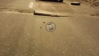 Пензенских автомобилистов предупредили о торчащем куске асфальта на дороге