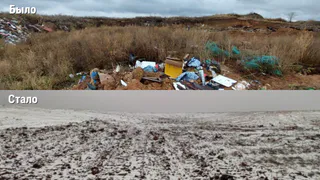 В Нижнекамском районе ликвидировали крупную несанкционированную свалку