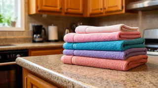 Почему у китайцев кухонные полотенца и тряпки всегда чистые и без запаха: лайфхак в одном простом приёме
