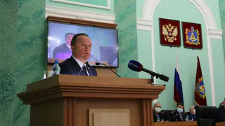 Во время принятия бюджета речь Антошина вызвала аплодисменты