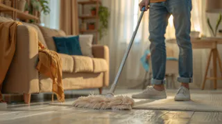 Начала мыть полы солёной водой — перемены в доме ощутила сразу вся семья: вот зачем нужно добавить соль в ведро