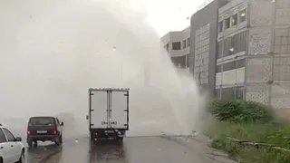 “Фонтан” на НИТИ: энергетики проводили гидравлические испытания