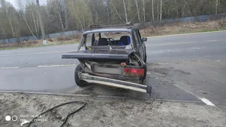 “Семерка” вылетела на тротуар: в Дягилеве столкнулись две легковушки