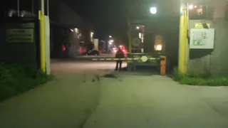 Появилось видео из эпицентра пожара на бывшем ламповом заводе в Рязани