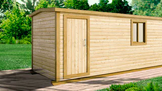 Садовый домик, который не нужно строить - обзаведитесь крышей за 1 день