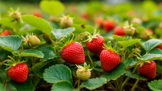 Всего 1 чайная ложка под куст: клубника завалит ягодами раньше срока