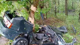 Появились фото с места ДТП в Кадомском районе, где пострадали 4 человека