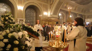 Малков поучаствовал в рождественском богослужении