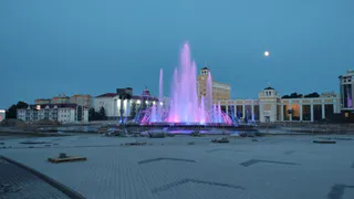 В Пензе провели пробный пуск главного фонтана города