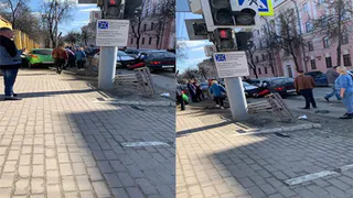 В Советском районе города Брянска произошло сильное ДТП