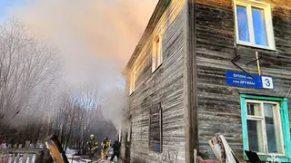 При пожаре в Эжве два человека пострадали