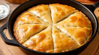 Вкуснейший осетинский пирог без духовки всего за 10 минут: можно готовить хоть каждый день — лучший завтрак для всей семьи