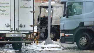 Пожар на заправочной станции: фото- и видеорепортаж с места возгорания