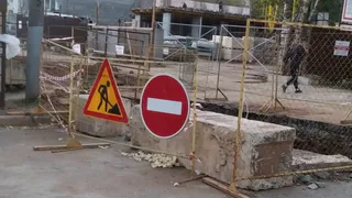 Улица в центре Рязани перекрыта для транспорта до конца сентября