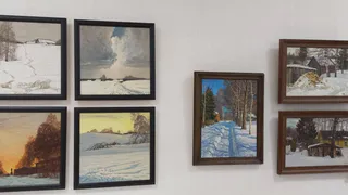 Владимирская библиотека приглашает на зимнюю выставку картин