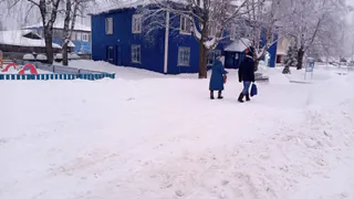 Зимняя проблема Подзи: тротуары под снегом, дети на дорогах