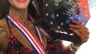 Рязанка стала чемпионкой по бодибилдингу в Европе