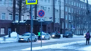 В Рязани 18 февраля две легковушки столкнулись на перекрестке