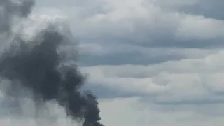 Продолжение: на Южной окружной снова загорелась свалка