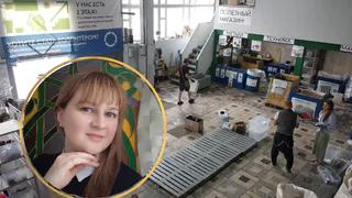 Рязанка собирает чеки из магазинов, чтобы отвезти их в Москву