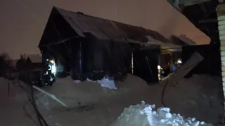 Смертельный пожар произошел в поселке Лунино