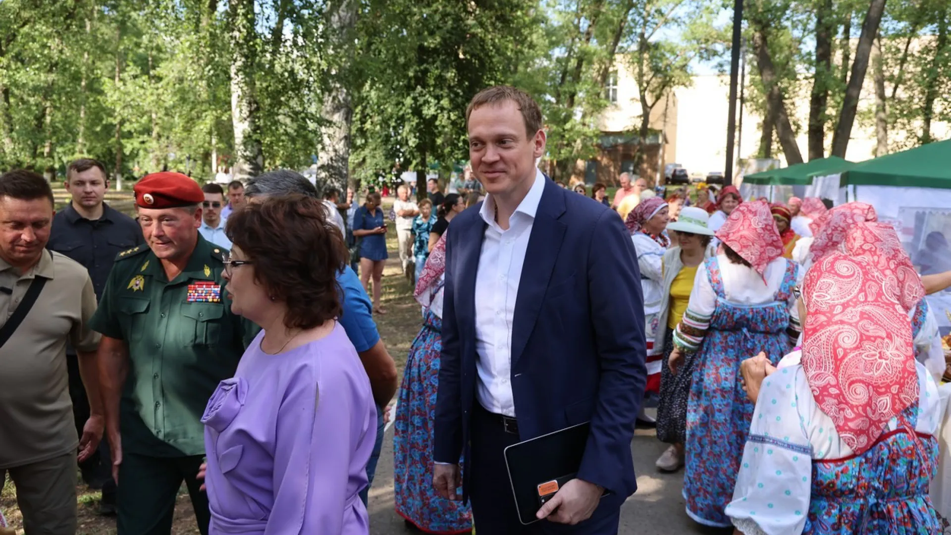 Губернатор Малков прибыл на Фестиваль имени Аверкина в Сасово