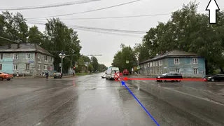 В Коми водитель "Лады" проигнорировала спецсигналы скорой помощи и спровоцировала ДТП