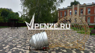 Необычный арт-объект в Сердобске: гигантская лампочка земляка Павла Яблочкова