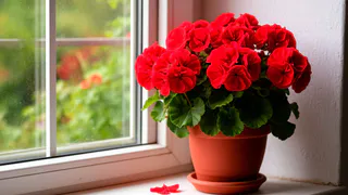 Крошку в горшок — и герань как подменили: листва больше не желтеет, а бутоны лезут даже на молодых черенках
