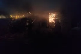 Ночью в Рыбном сгорел жилой дом
