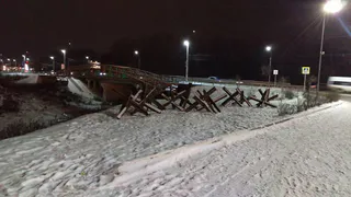 Народное фото: В Рязани установили противотанковые ежи
