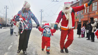 Во Владимире ради забега Дедов Морозов и Снегурочек в субботу перекроют центр города
