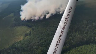 Грозовые разряды вызывают лесные пожары в Коми