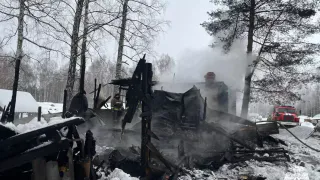 В Кузнецком районе сгорел дачный дом