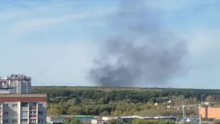 Черный дым над Пензой вызвал тревогу у местных жителей