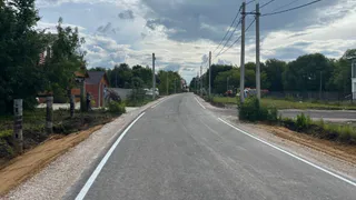 В Суздале расширили проезжую часть на улице Лесной и уложили новый асфальт