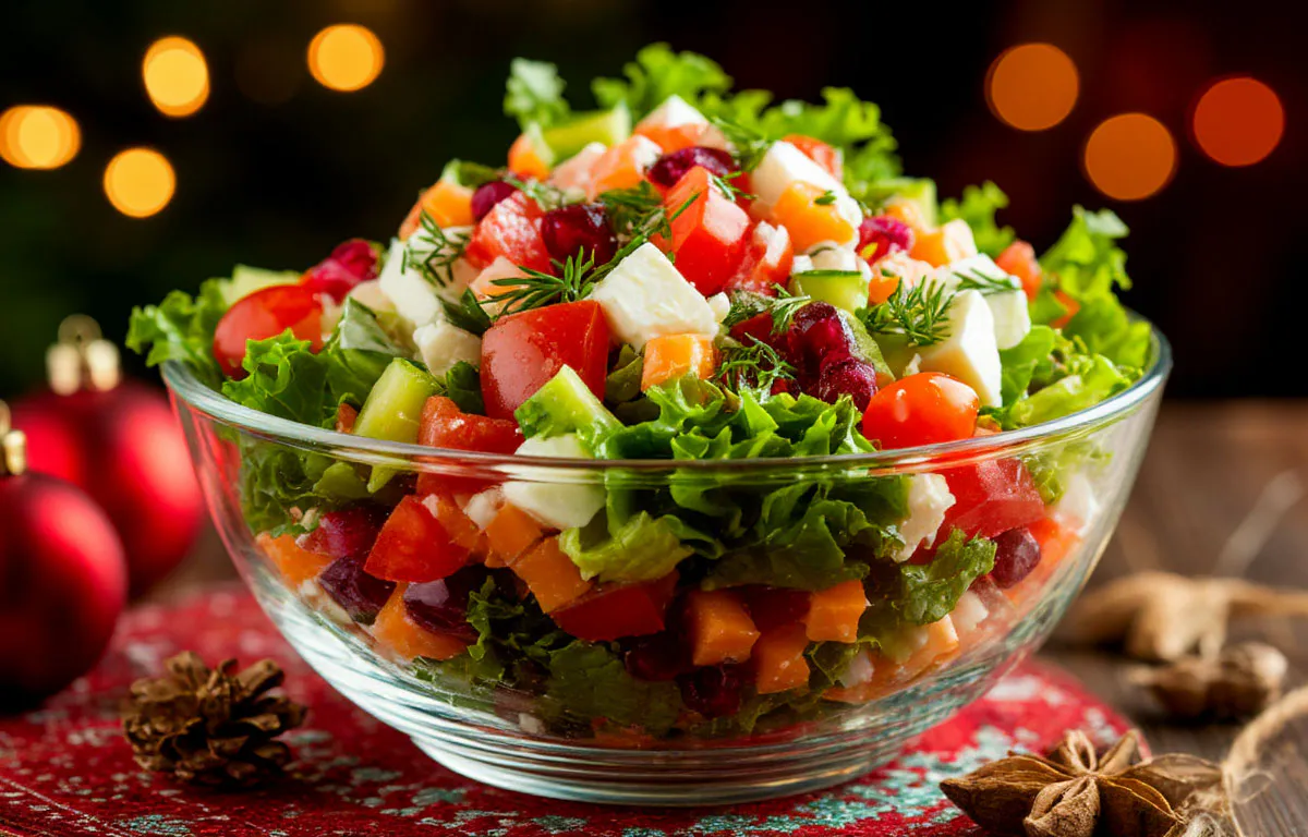 Больше не надо Оливье - этот салат истинное чудо. "Париж в снегу" теперь герой Нового года - ум отъешь