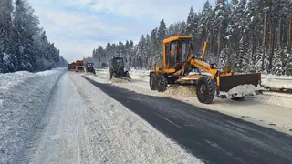 120 километров трассы от Пенкино до Гороховца очищают от снега после смены подрядчика