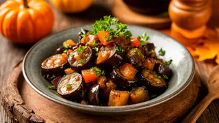 Осенний салат из баклажанов. Минимум ингредиентов, но вкус вас приятно удивит - делюсь рецептом